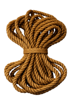 Cargar imagen en el visor de la galería, Rollo de Cuerda de Yute Natural 13 mm (1/2") – 40 kg