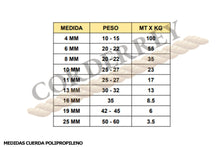 Load image into Gallery viewer, 10 mm Cuerda de Polipropileno 1 kg