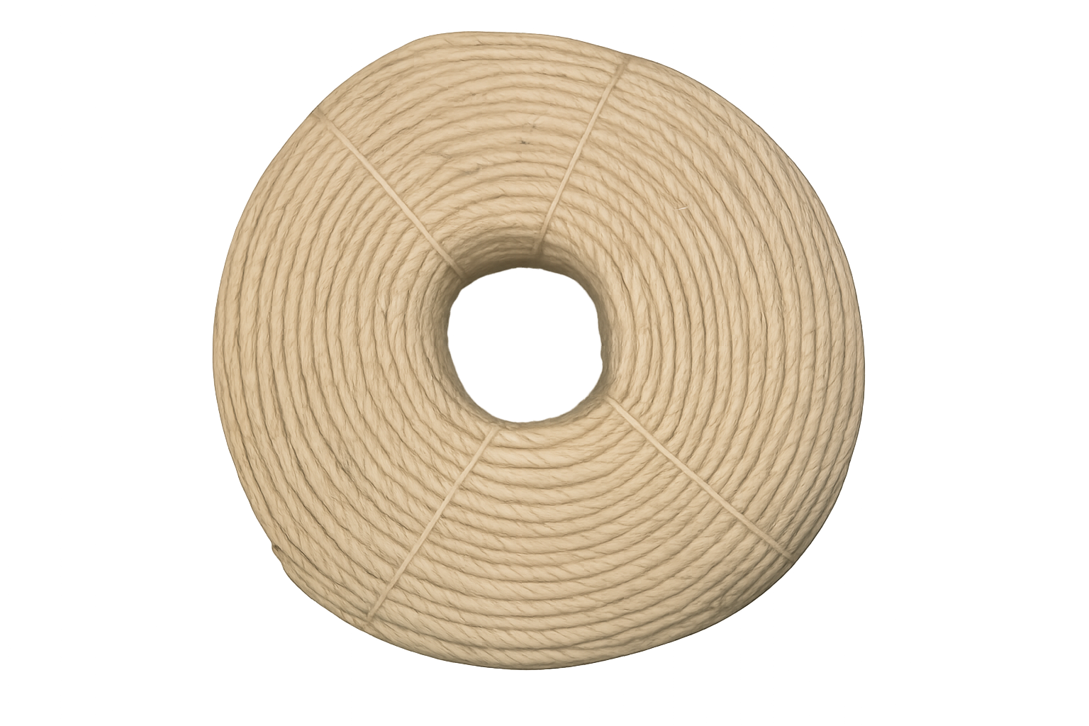 Rollo de Cuerda de Henequén / Ixtle / Sisal – Mecate Natural 10 mm (3/8") – 25 kg