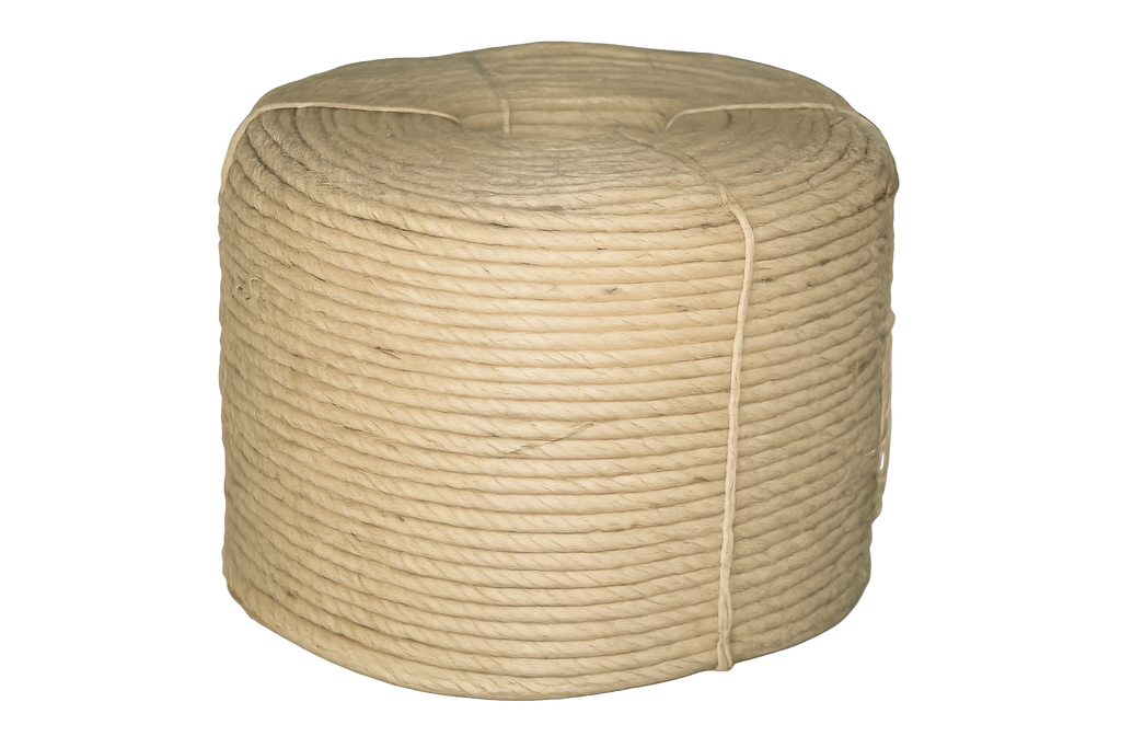 Rollo de Cuerda de Henequén / Ixtle / Sisal – Mecate Natural 10 mm (3/8")