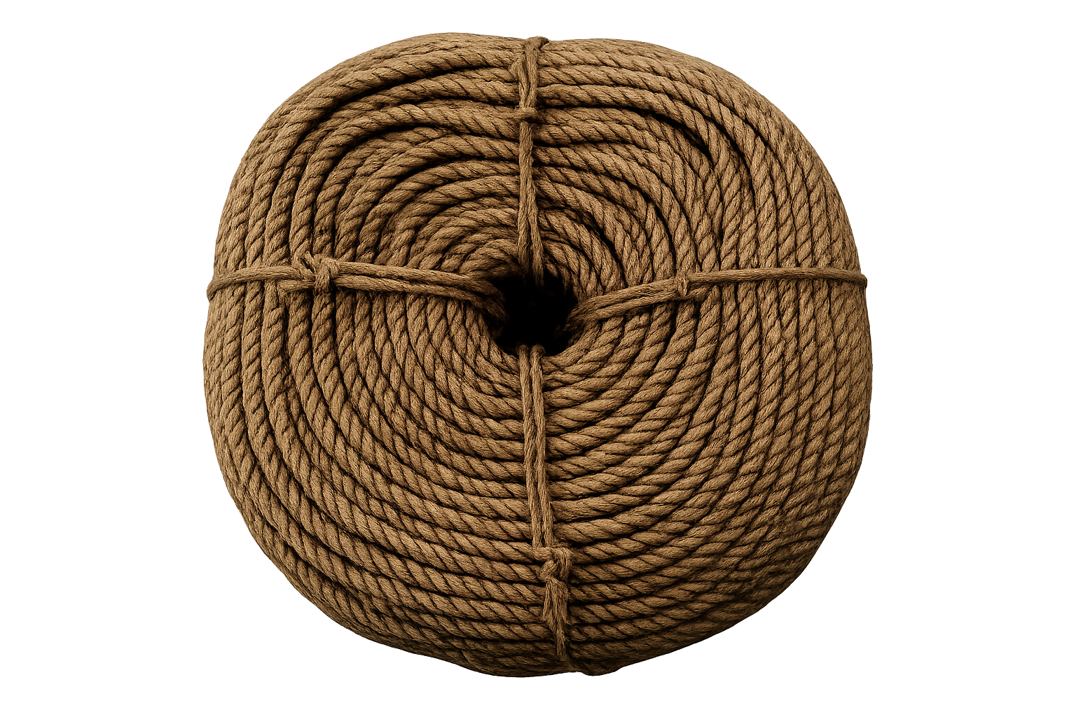 Rollo de Cuerda de Yute Natural 10 mm (3/8") – 25 kg