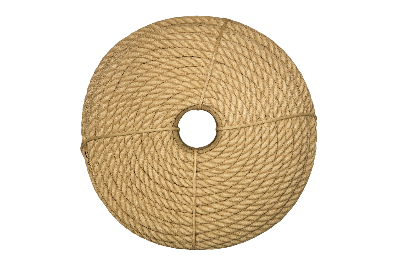 Rollo de Cuerda de Henequén / Ixtle / Sisal – Mecate Natural 16 mm (5/8") – 40 kg
