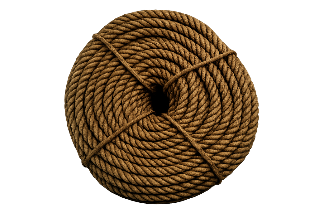 Roll of Natural Jute Rope 16 mm (5/8") – 40 kg 