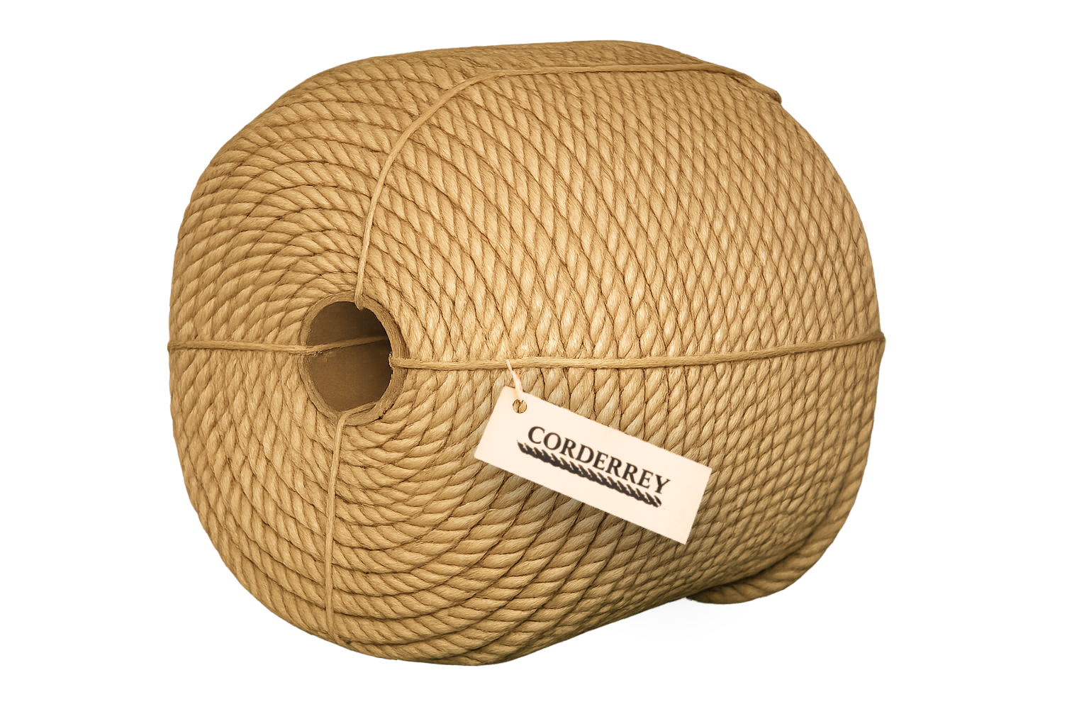 Rollo de Cuerda de Henequén / Ixtle / Sisal – Mecate Natural 16 mm (5/8") – 40 kg