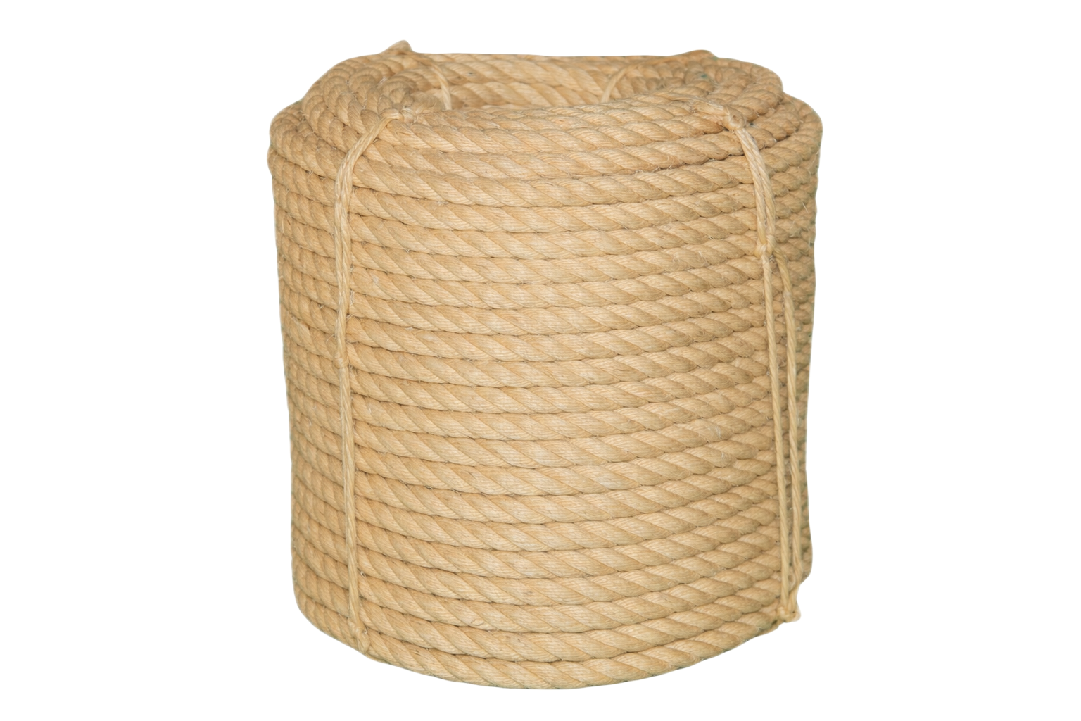 Rollo de Cuerda de Henequén / Ixtle / Sisal – Mecate Natural 19 mm (3/4") – 40 kg