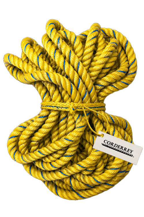 Cuerda de Polipropileno Reciclado Amarillo 19 mm (3/4")