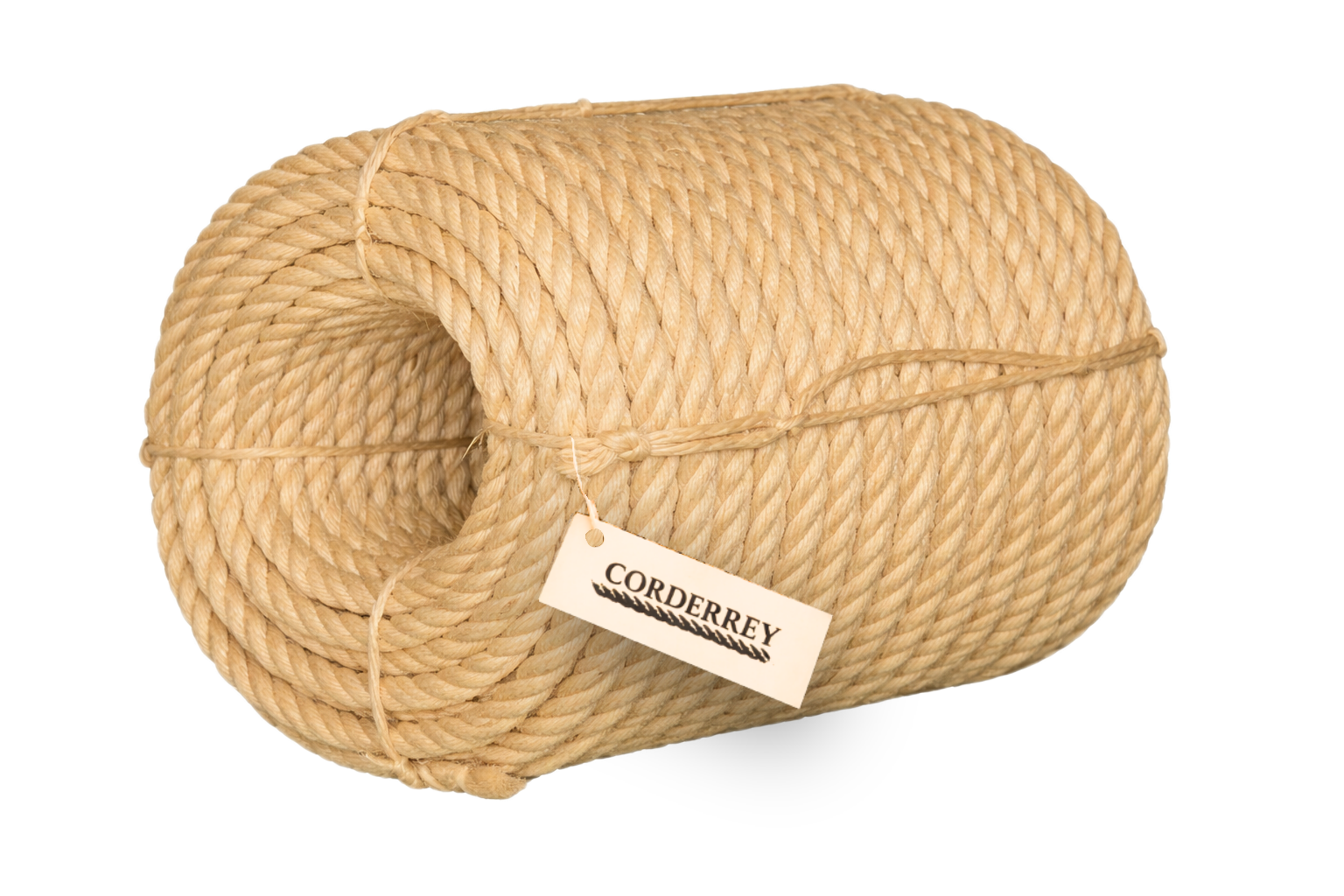 Rollo de Cuerda de Henequén / Ixtle / Sisal – Mecate Natural 19 mm (3/4") – 40 kg