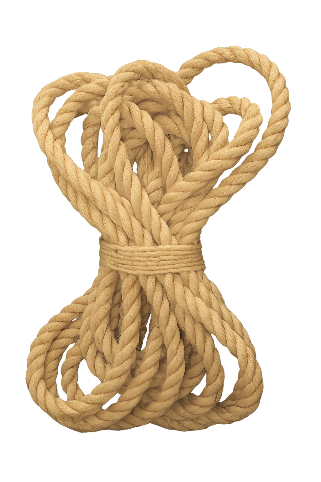 Rollo de Cuerda de Henequén / Ixtle / Sisal – Mecate Natural 25 mm (1") – 40 kg