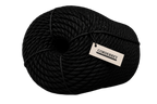 Rollo de Cuerda T2 Premium Negra 3 Cabos con Protección UV – 25 mm (1")