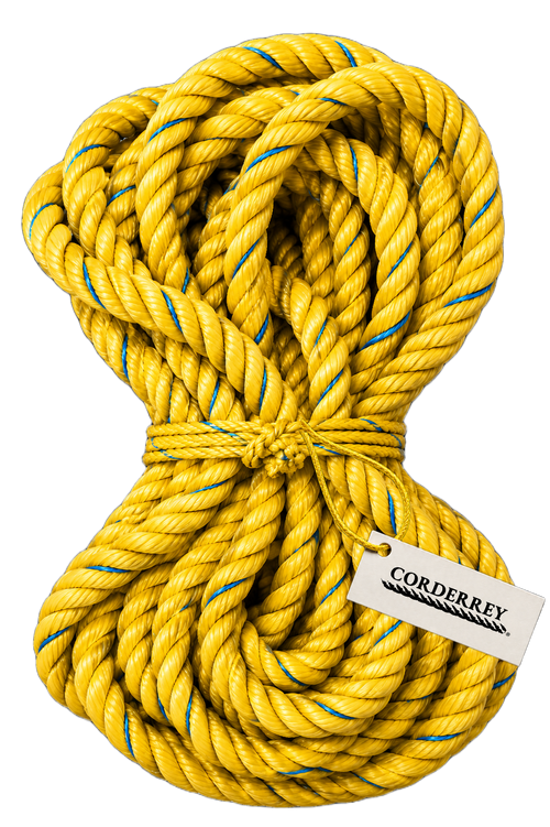 Cuerda de Polipropileno Reciclado Amarillo 25 mm (1")