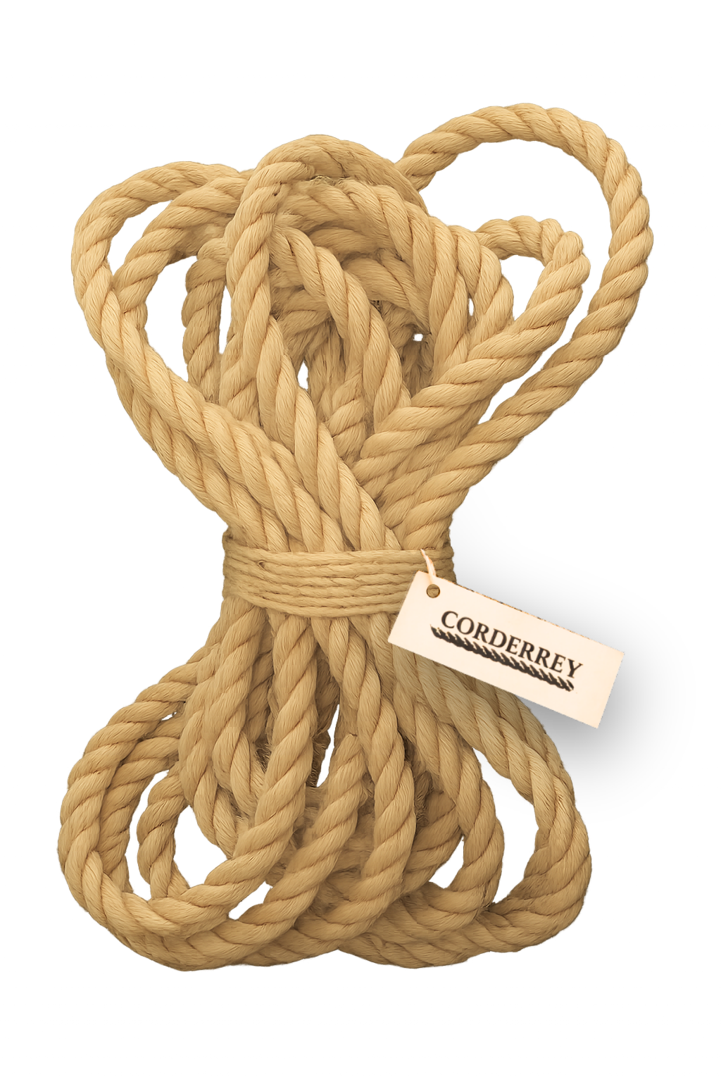 Rollo de Cuerda de Henequén / Ixtle / Sisal – Mecate Natural 25 mm (1") – 40 kg