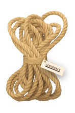 Cargar imagen en el visor de la galería, Rollo de Cuerda de Henequén / Ixtle / Sisal – Mecate Natural 25 mm (1") – 40 kg

