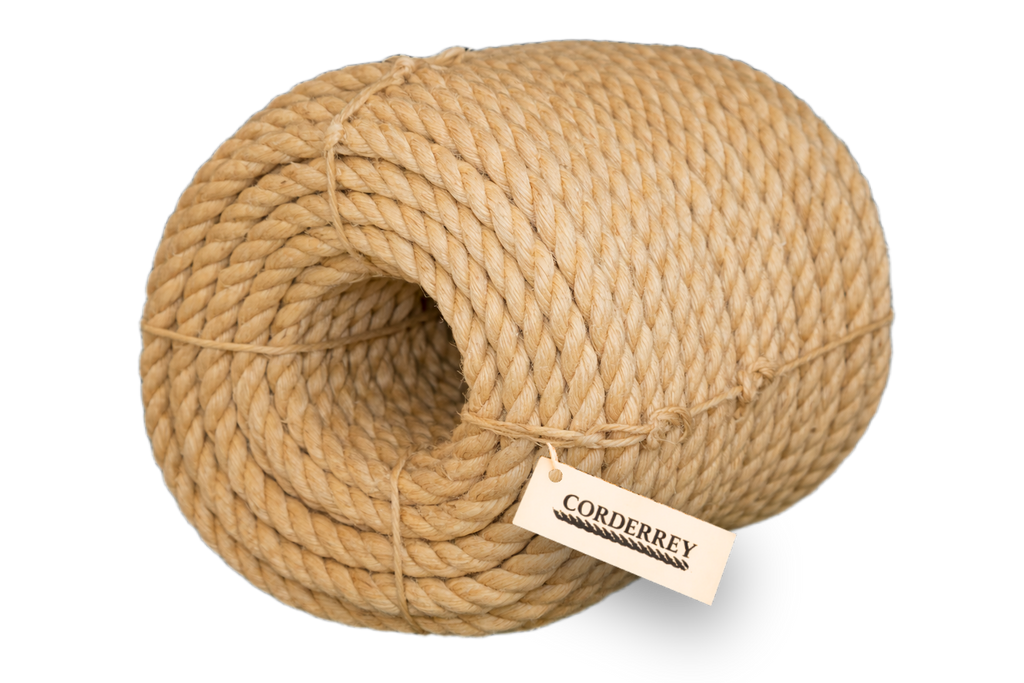 Rollo de Cuerda de Henequén / Ixtle / Sisal – Mecate Natural 25 mm (1") – 40 kg