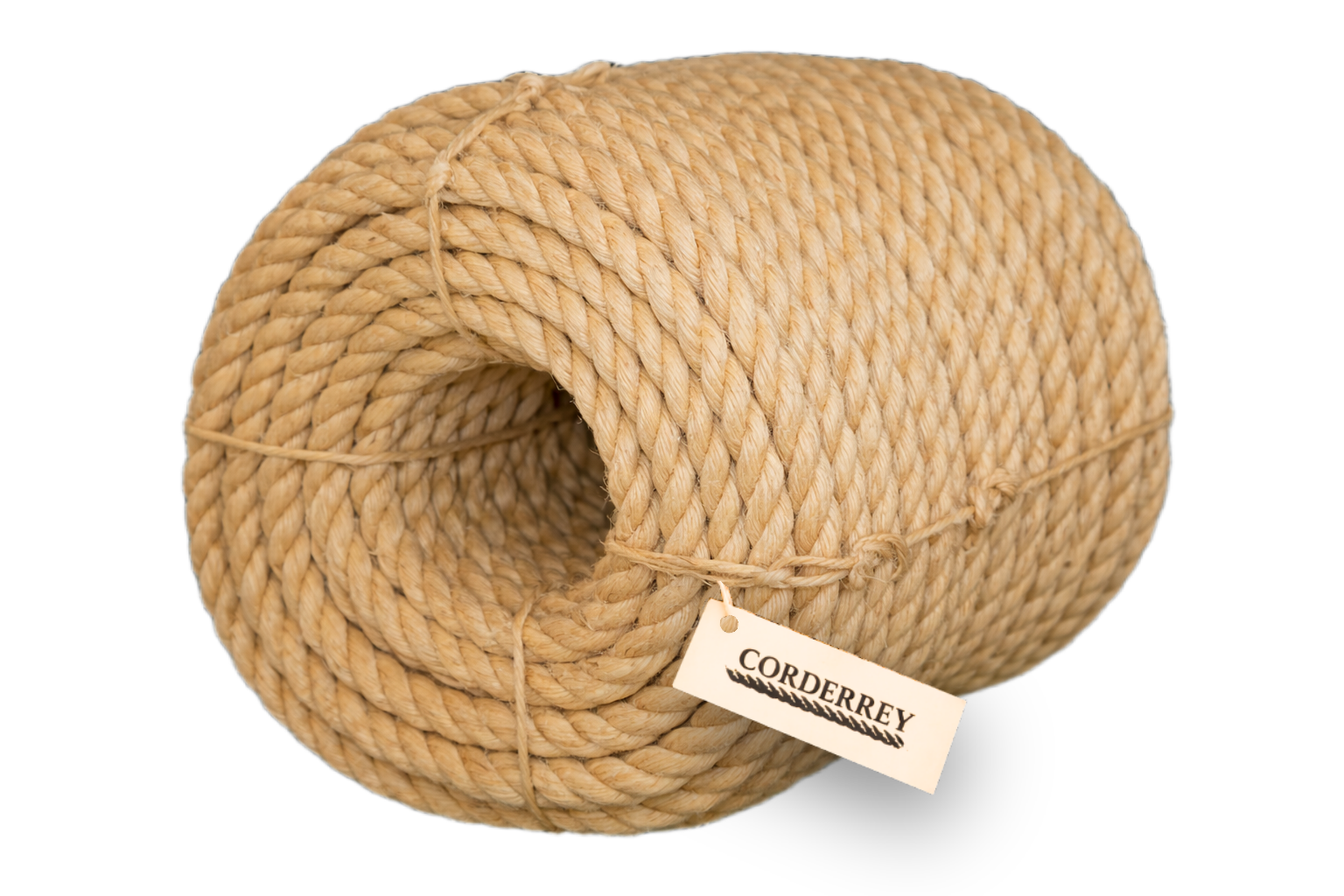 Rollo de Cuerda de Henequén / Ixtle / Sisal – Mecate Natural 25 mm (1") – 40 kg