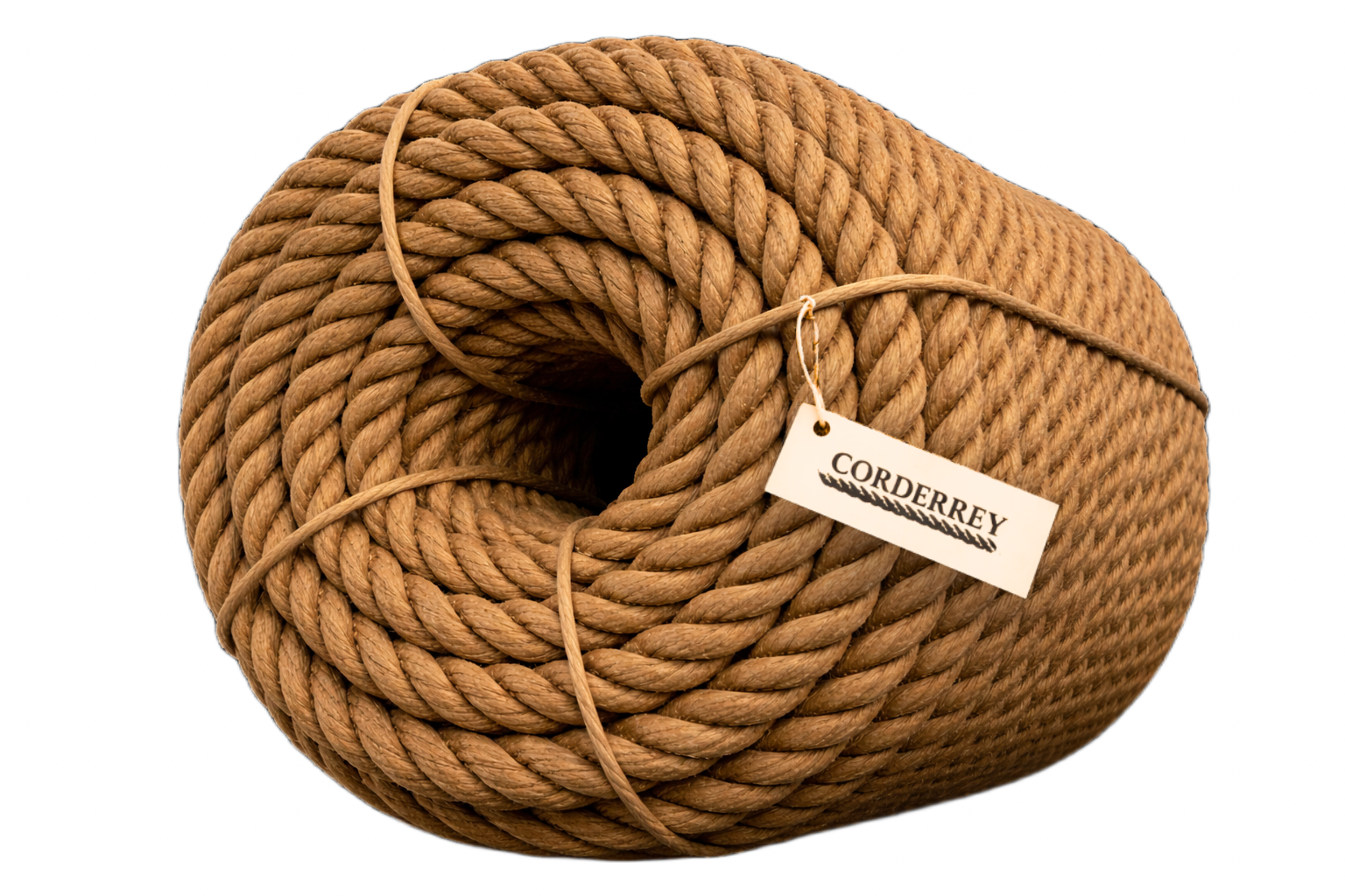 Rollo de Cuerda de Yute Natural 38 mm (1.5") – 100 kg