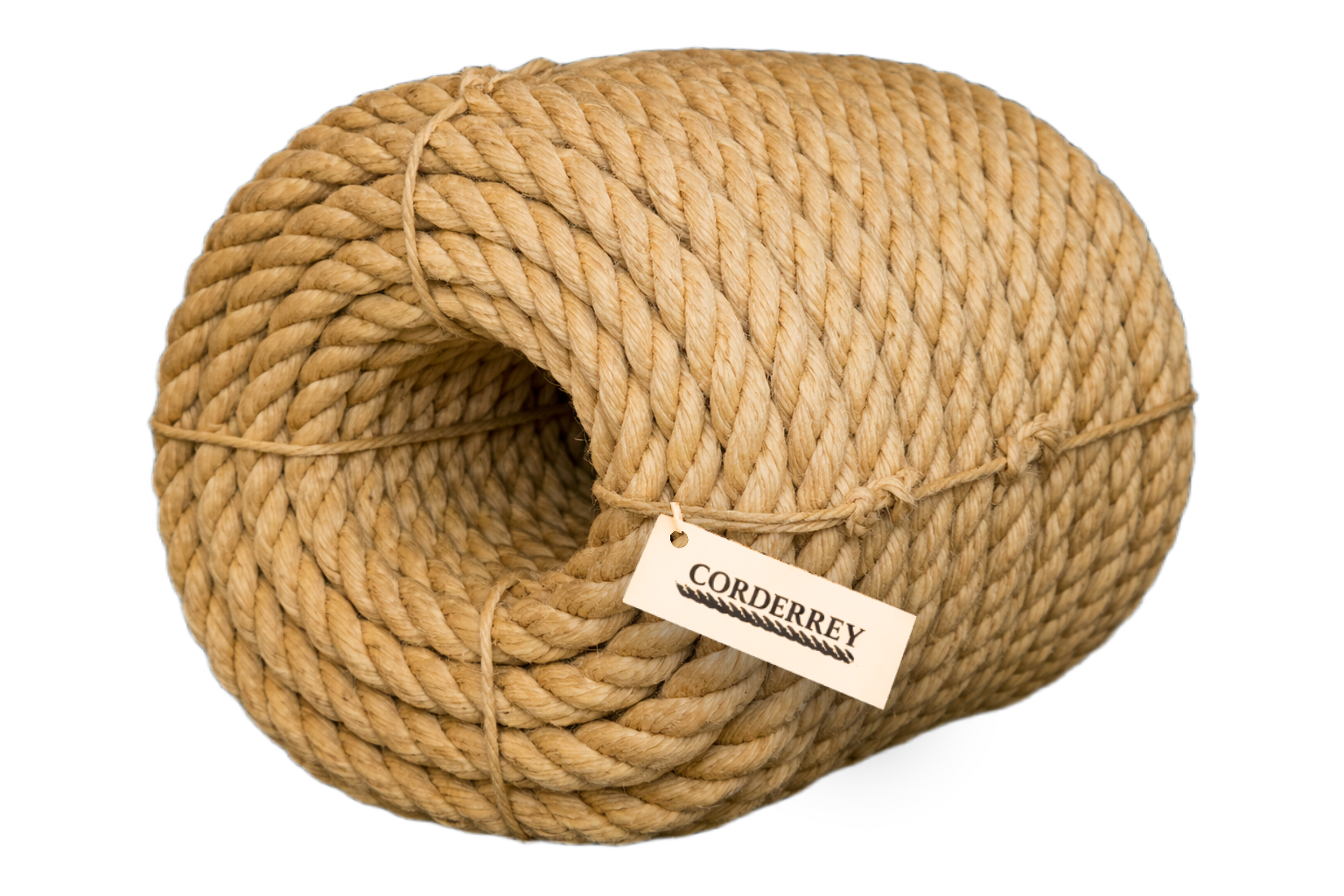 Rollo de Cuerda de Henequén / Ixtle / Sisal – Mecate Natural 38 mm (1.5") – 100 kg