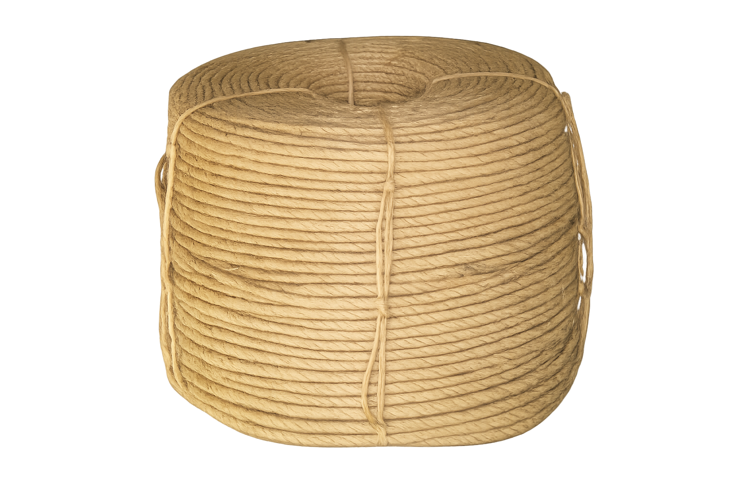 Rollo de Cuerda de Henequén / Ixtle / Sisal – Mecate Natural 8 mm (5/16") – 25 kg