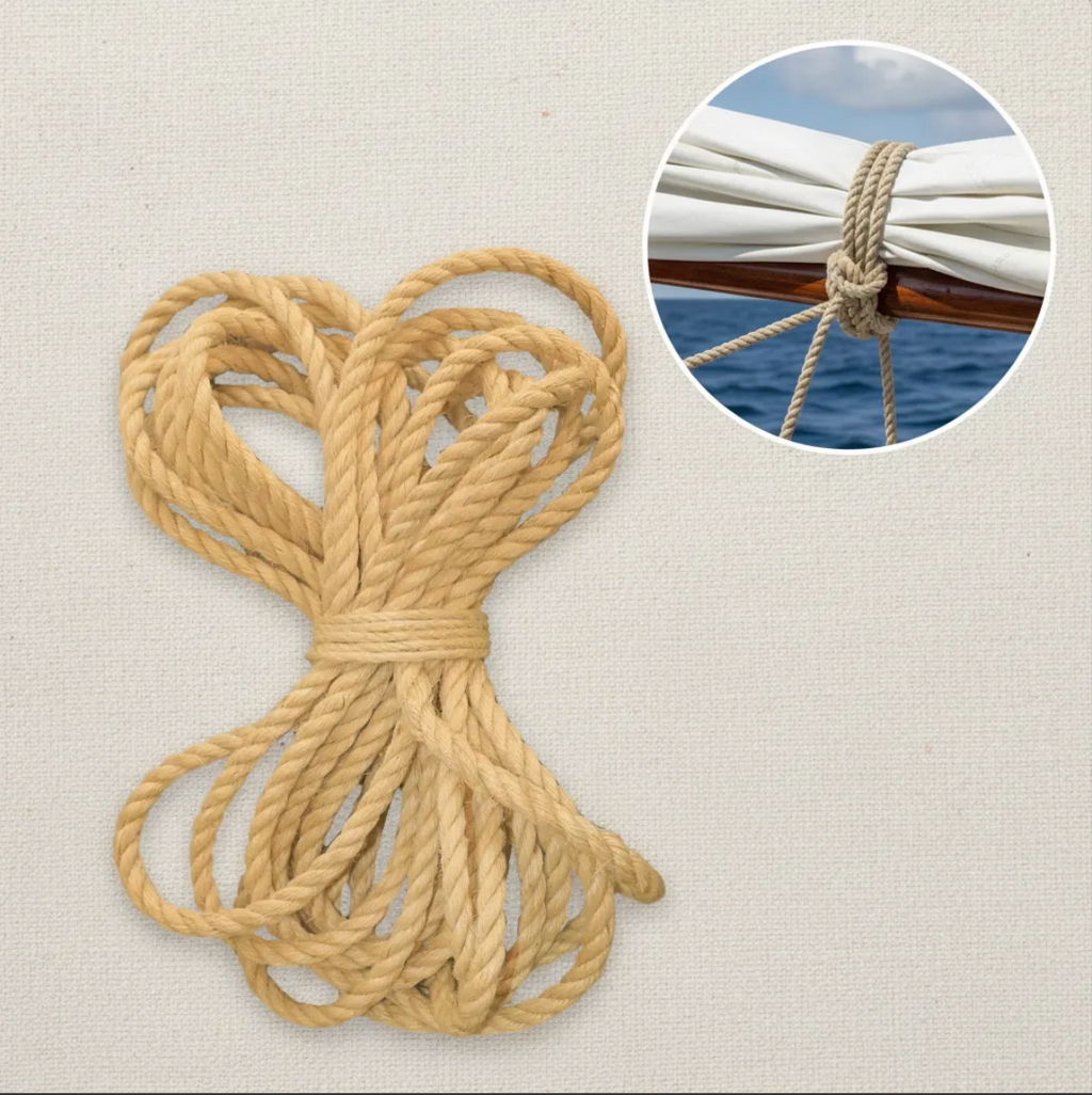 Rollo de Cuerda de Henequén / Ixtle / Sisal – Mecate Natural 16 mm (5/8")