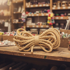 Rollo de Cuerda de Henequén / Ixtle / Sisal – Mecate Natural 19 mm (3/4") – 40 kg