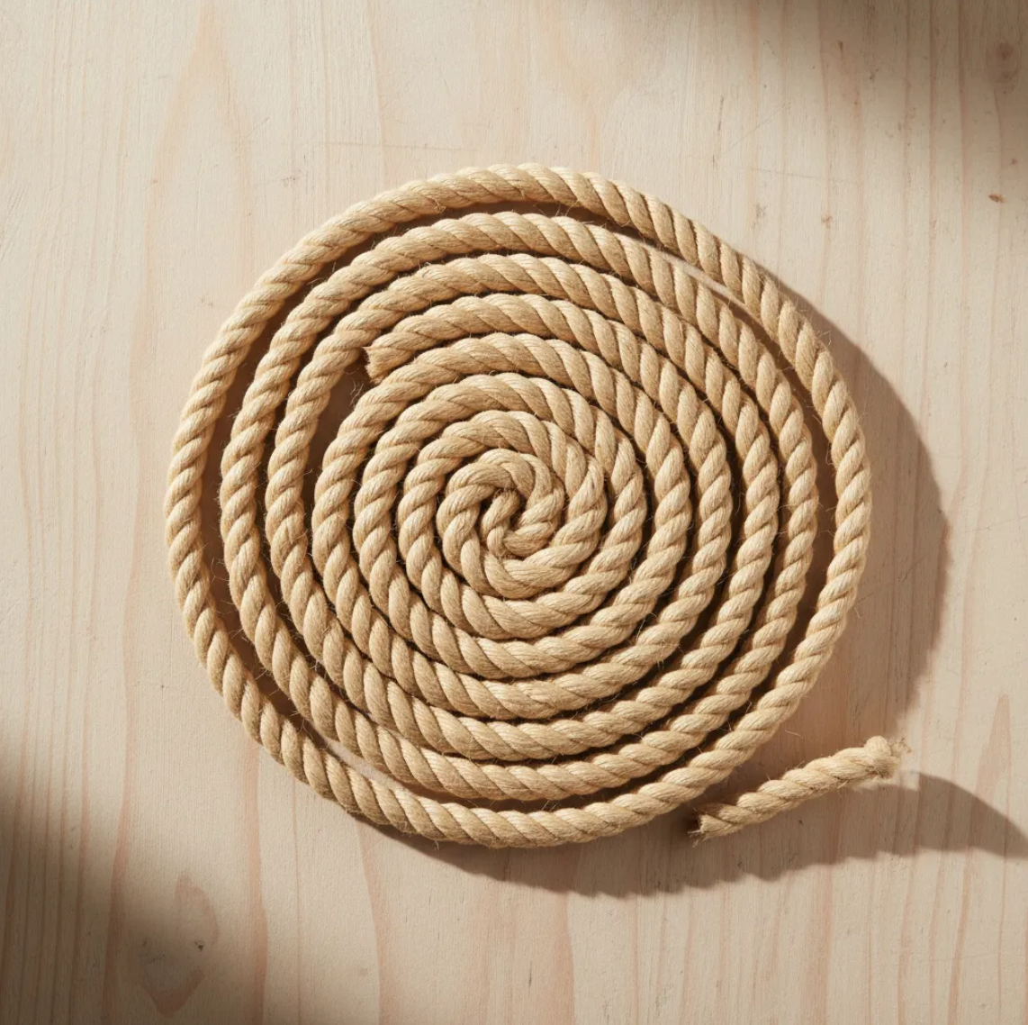 Rollo de Cuerda de Henequén / Ixtle / Sisal – Mecate Natural 19 mm (3/4") – 40 kg