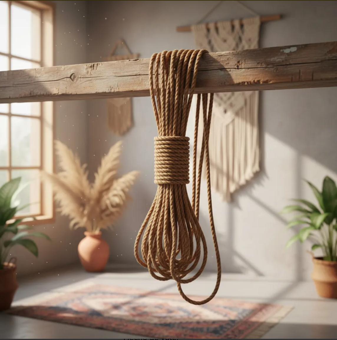 Rollo de Cuerda de Yute Natural 8 mm (5/16") – 25 kg