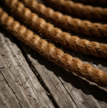 Cargar imagen en el visor de la galería, Rollo de Cuerda de Yute Natural 13 mm (1/2") – 40 kg
