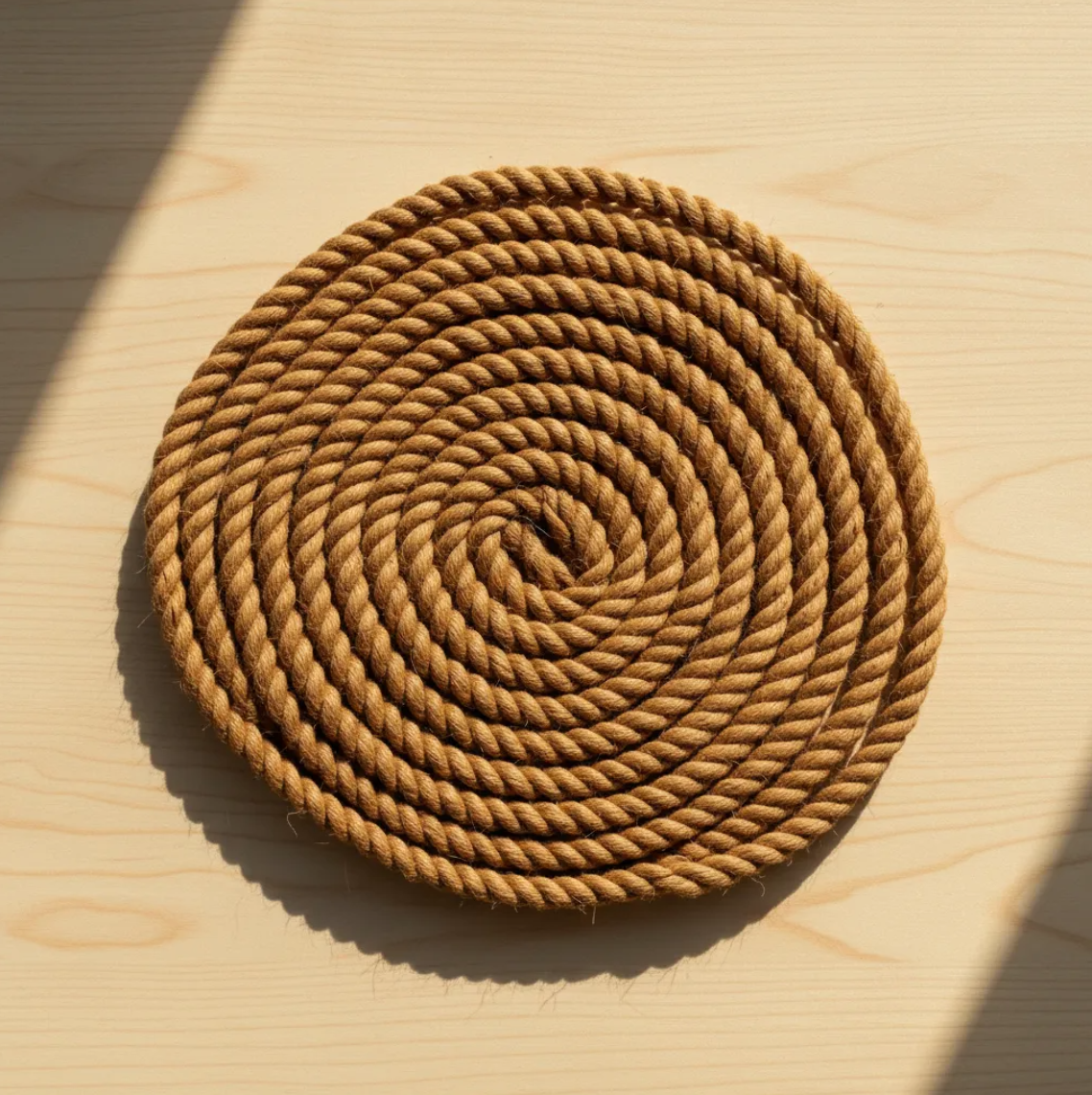 Rollo de Cuerda de Yute Natural 13 mm (1/2") – 40 kg