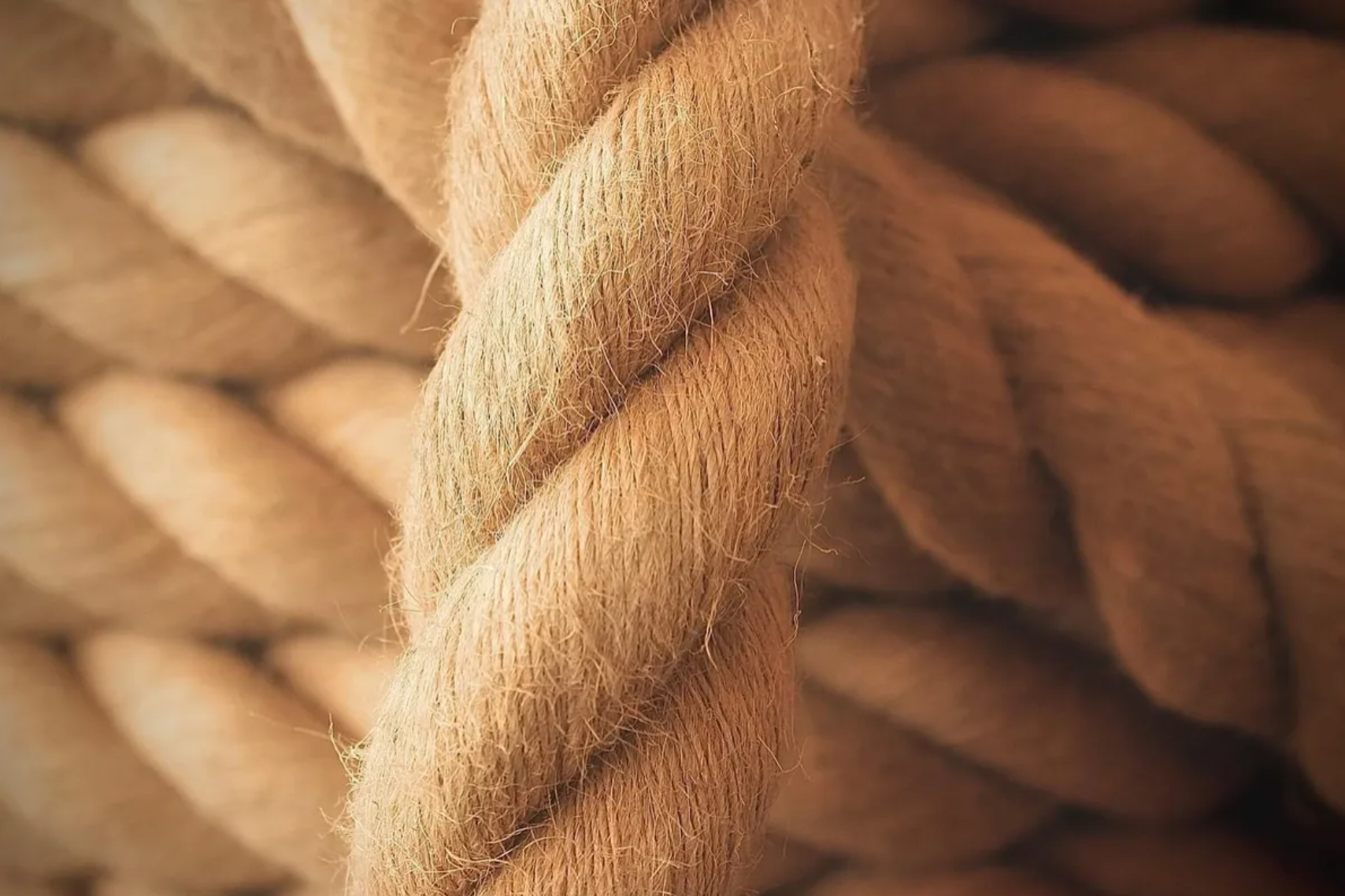 Rollo de Cuerda de Yute Natural 50 mm (2") – 100 kg