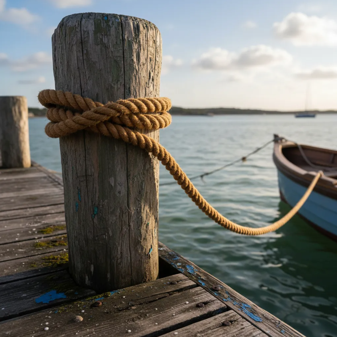 Rollo de Cuerda de Yute Natural 38 mm (1.5") – 100 kg