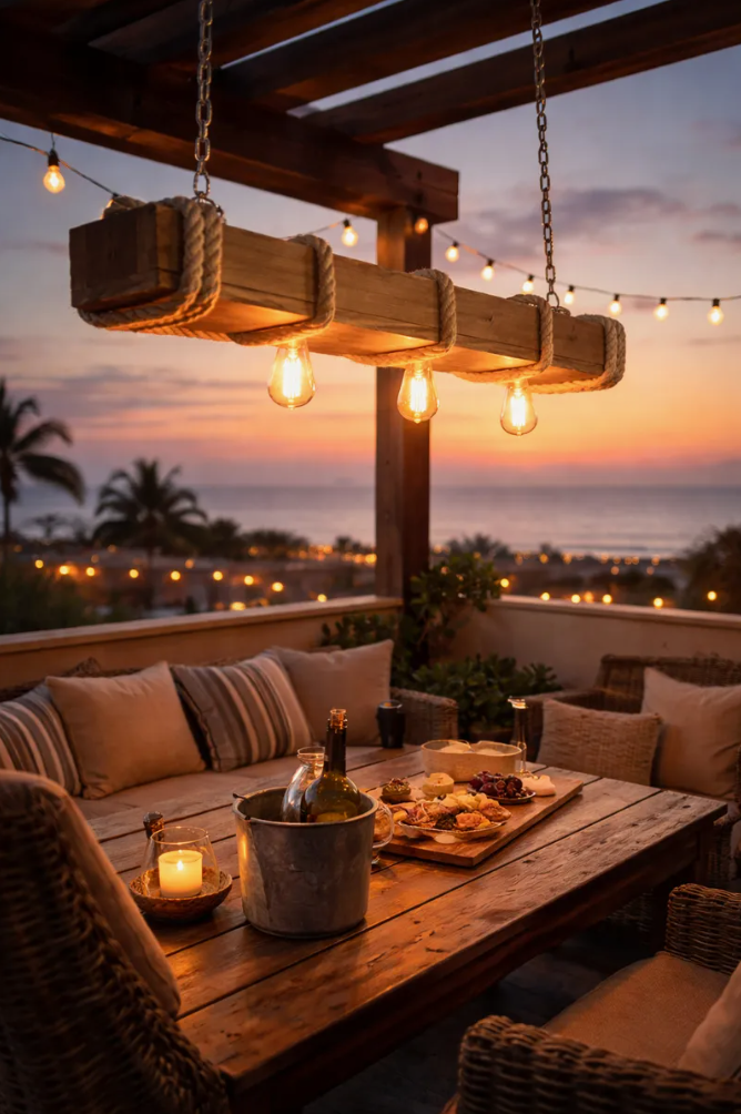 “Short Dock” Pendant Lamp – 3 Lights – 80 cm x 25 cm 