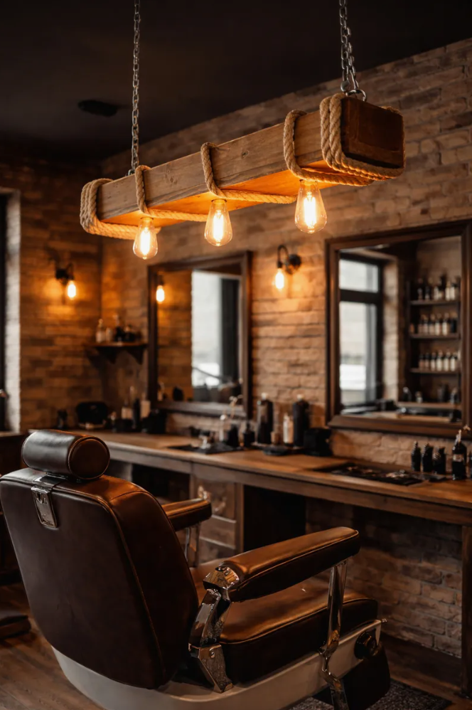 “Short Dock” Pendant Lamp – 3 Lights – 80 cm x 25 cm 