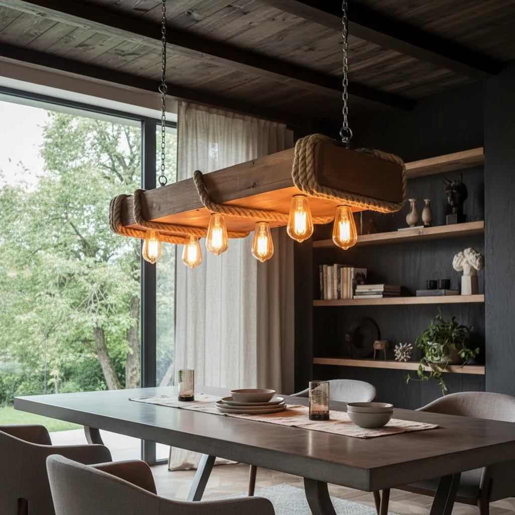 “Marine Beam” Pendant Lamp – 3 Lights – 80 cm x 30 cm