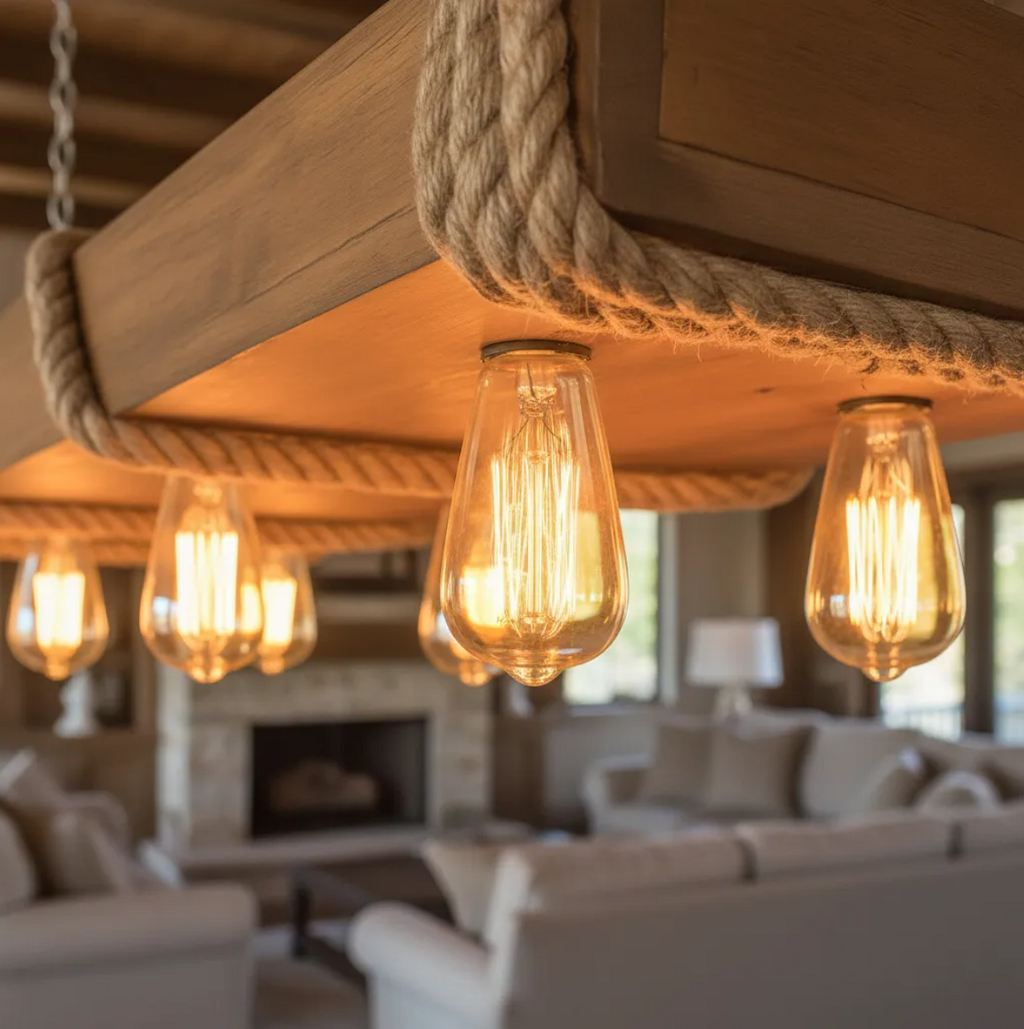 “Marine Beam” Pendant Lamp – 3 Lights – 80 cm x 30 cm