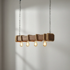 Lámpara Colgante “Luz Costera” – 4 Focos – 80 cm x 25 cm