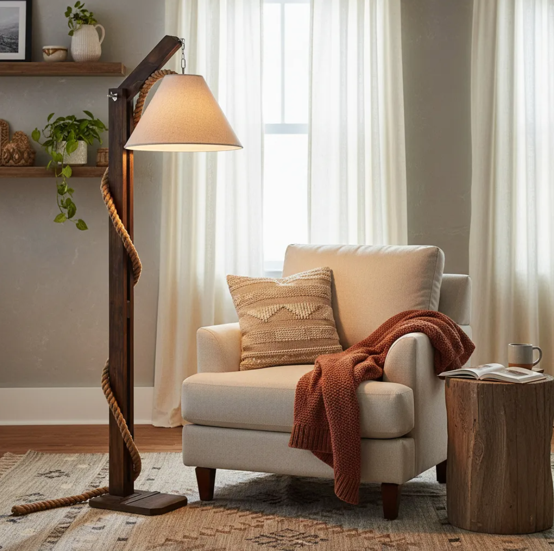 Lámpara de Piso “Faro de Tierra”  – 1 Foco – 150 cm