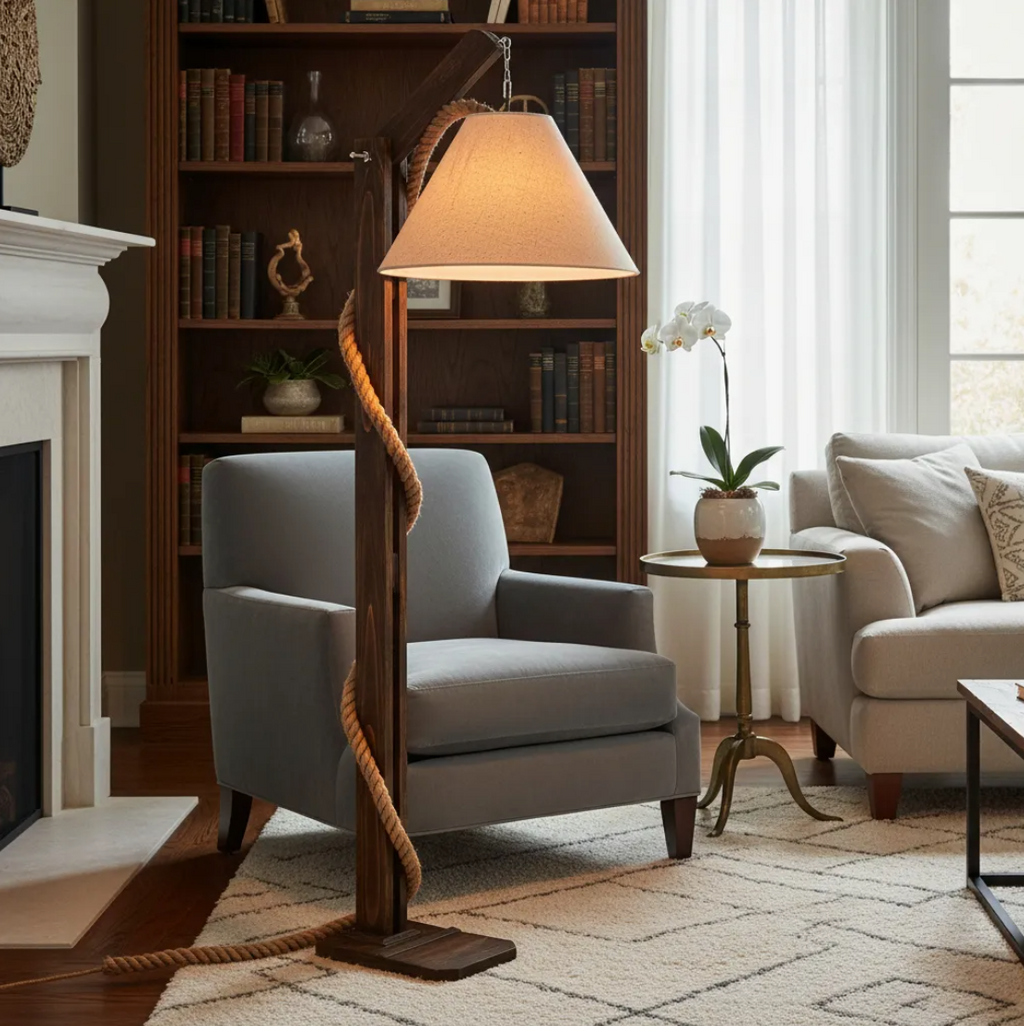 Lámpara de Piso “Faro de Tierra”  – 1 Foco – 150 cm