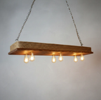 Lámpara Colgante “Malecón” – 6 Focos – 120 cm x 30 cm