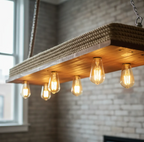 Lámpara Colgante “Malecón” – 6 Focos – 120 cm x 30 cm