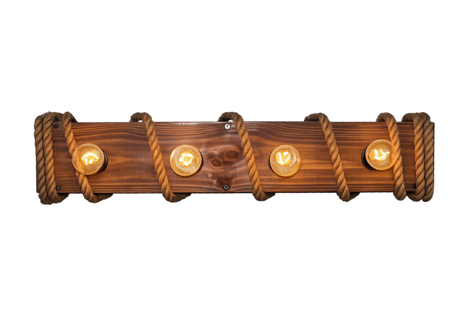 Lámpara Colgante “Luz Costera” – 3 Focos – 80 cm x 25 cm