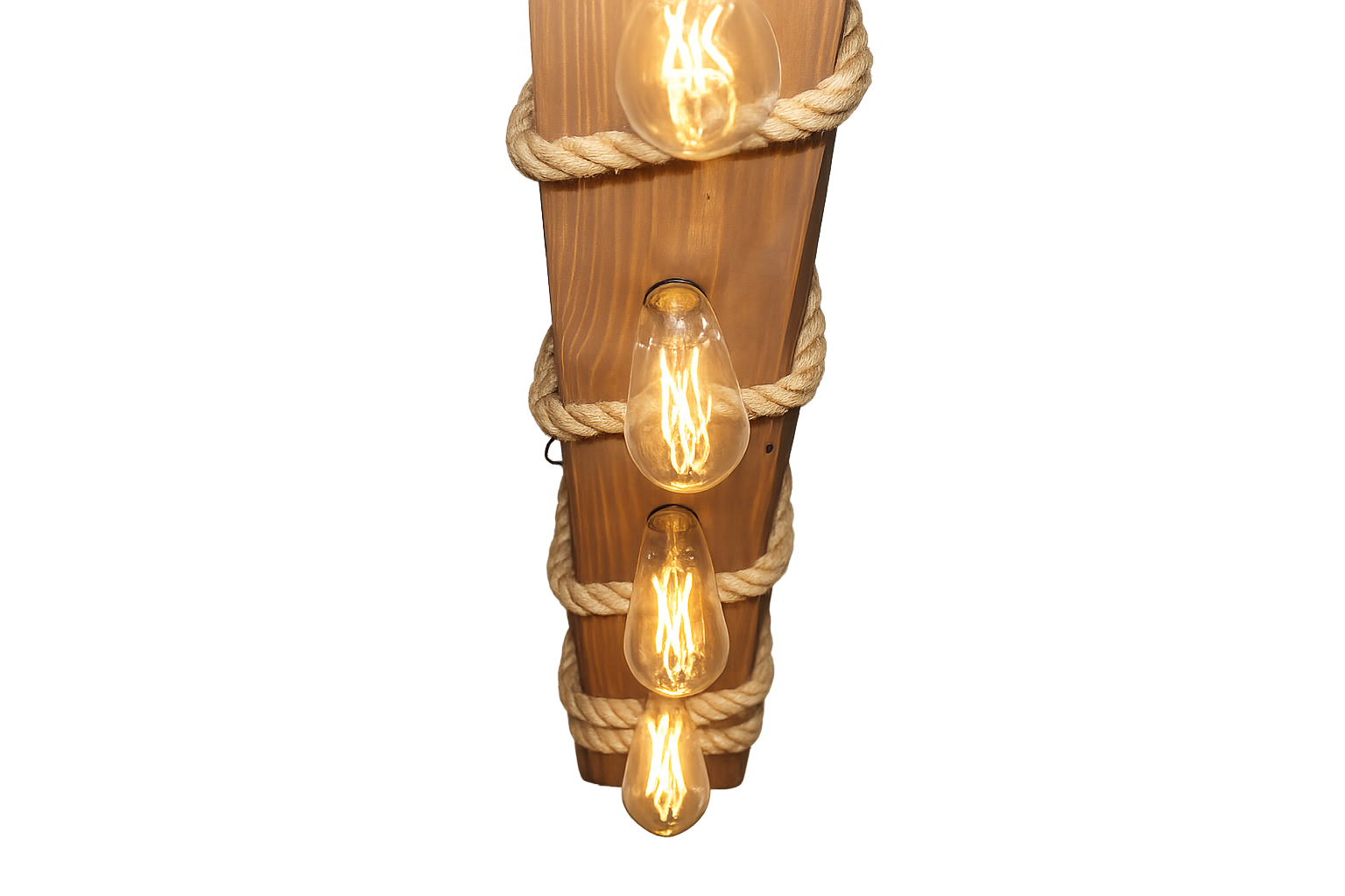 Lámpara Colgante “Luz Costera” – 4 Focos – 80 cm x 25 cm