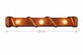 Lámpara Colgante “Muelle Extra Largo” – 3 Focos – 150 cm x 15 cm / Color Chocolate