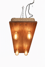 Lámpara Colgante “Andén” – 4 Focos – 80 cm x 30 cm