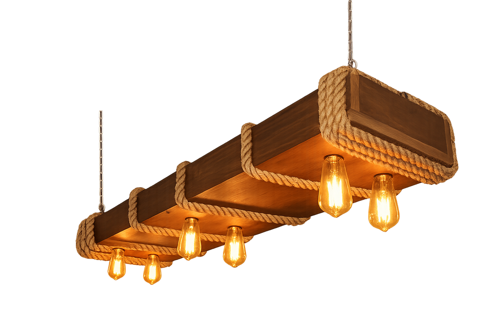 “Long Dock” Pendant Lamp – 6 Lights – 120 cm x 30 cm 