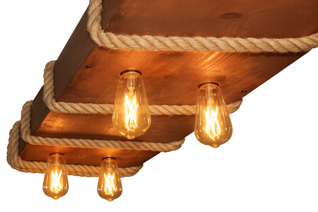 “Long Dock” Pendant Lamp – 6 Lights – 120 cm x 30 cm 