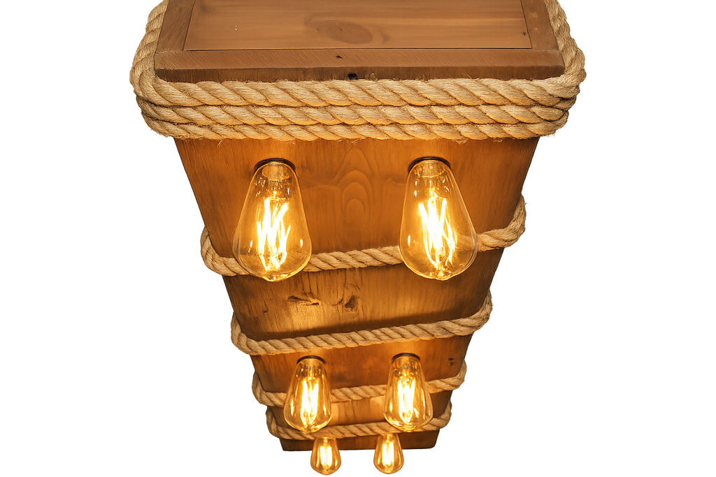 “Long Dock” Pendant Lamp – 6 Lights – 120 cm x 30 cm 