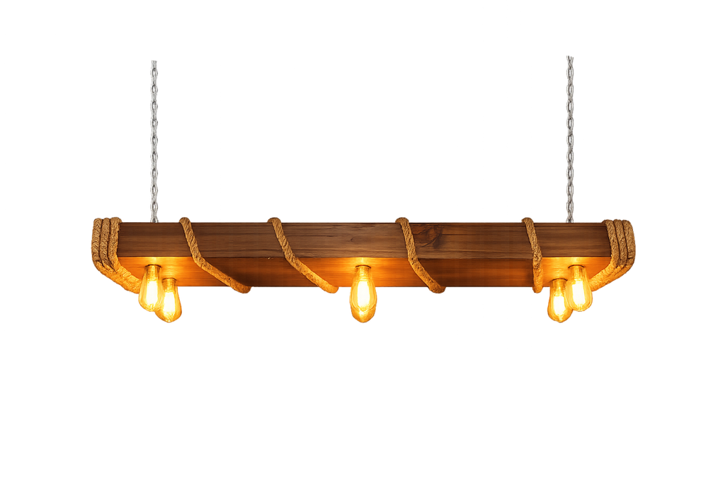 “Long Dock” Pendant Lamp – 6 Lights – 120 cm x 30 cm 