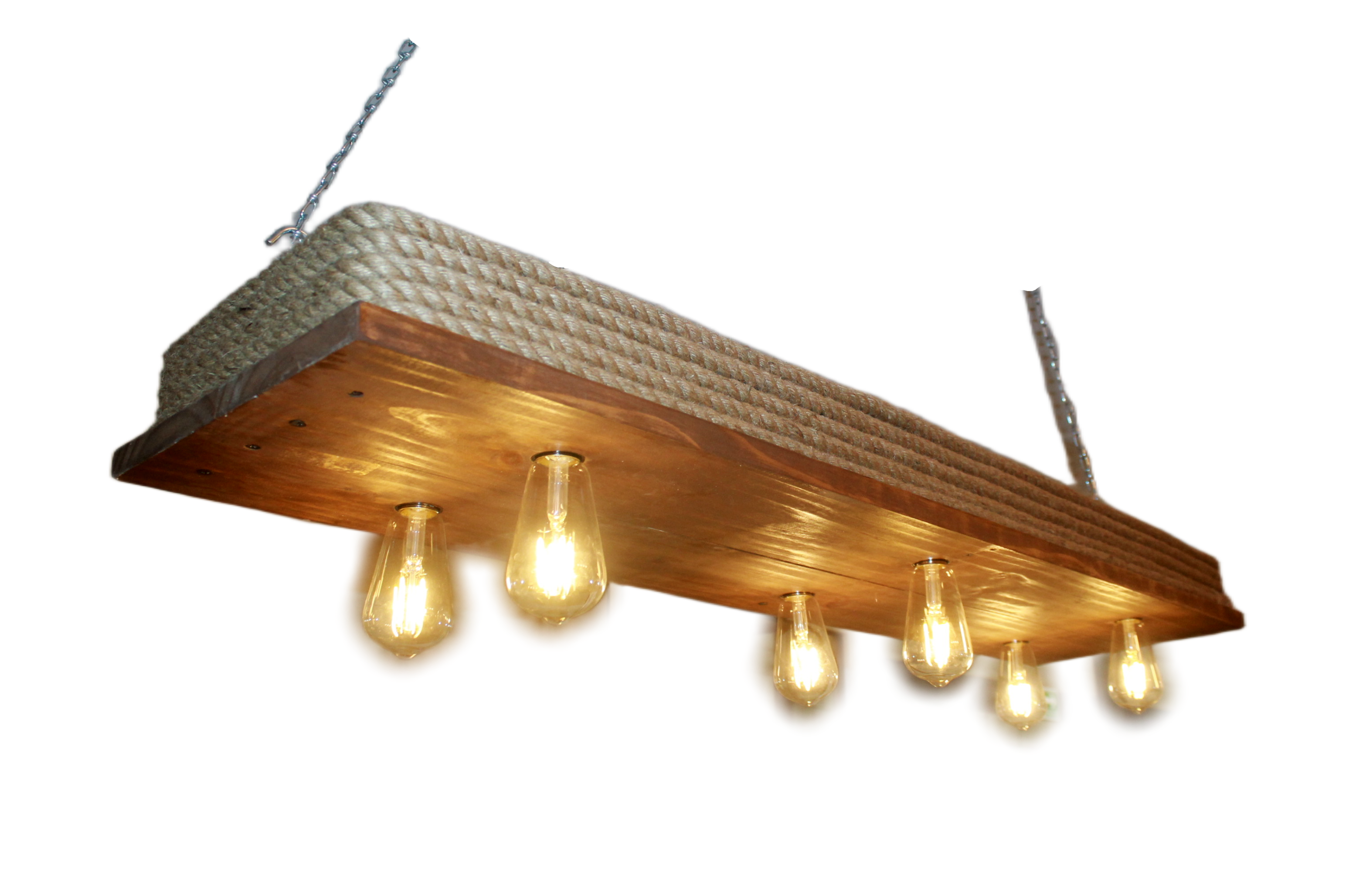 Lámpara Colgante “Malecón” – 6 Focos – 120 cm x 30 cm