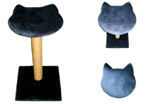 Cargar imagen en el visor de la galería, Rascador Tradicional para Gato de Yute en Negro – Cálicat

