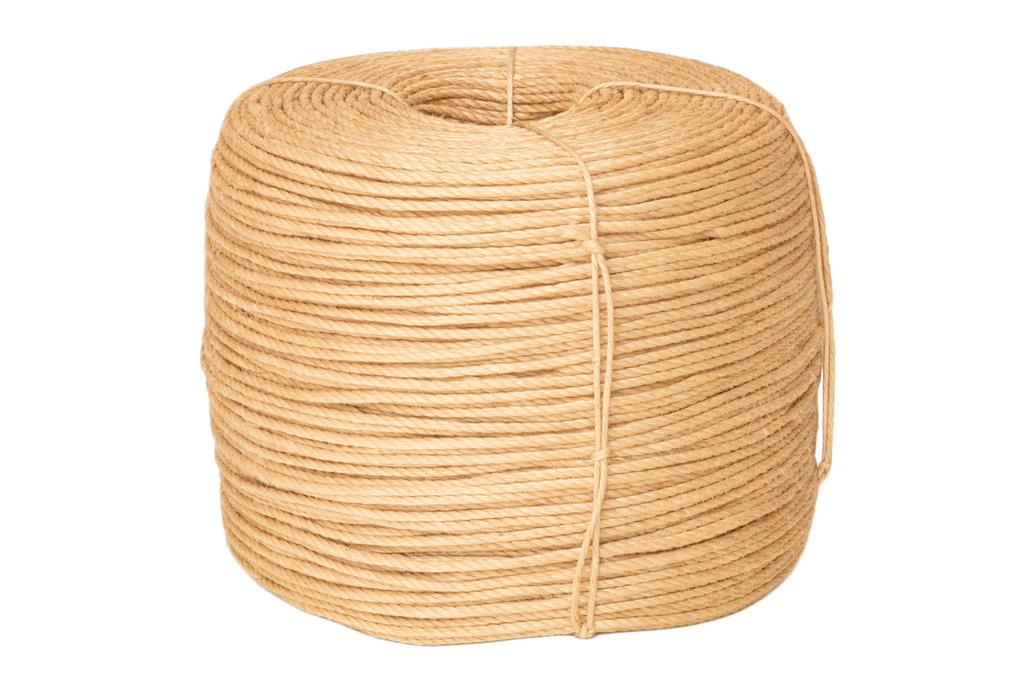 Rollo de Cuerda de Henequén / Ixtle / Sisal – Mecate Natural 6 mm (1/4") – 25 kg