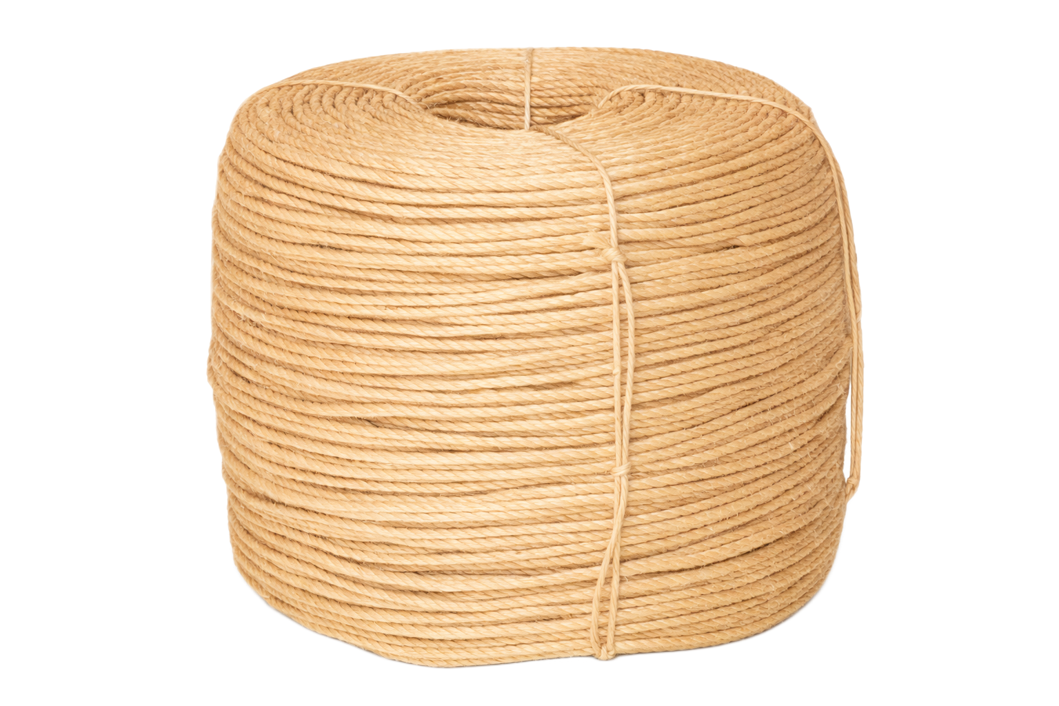 Rollo de Cuerda de Henequén / Ixtle / Sisal – Mecate Natural 6 mm (1/4") – 25 kg